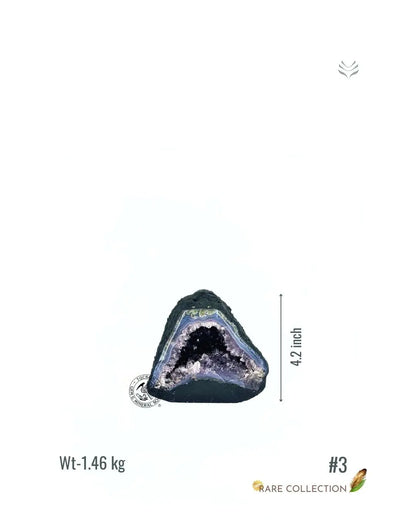 Light-Coded Positive Energy Convertor -  Amethyst Geode 