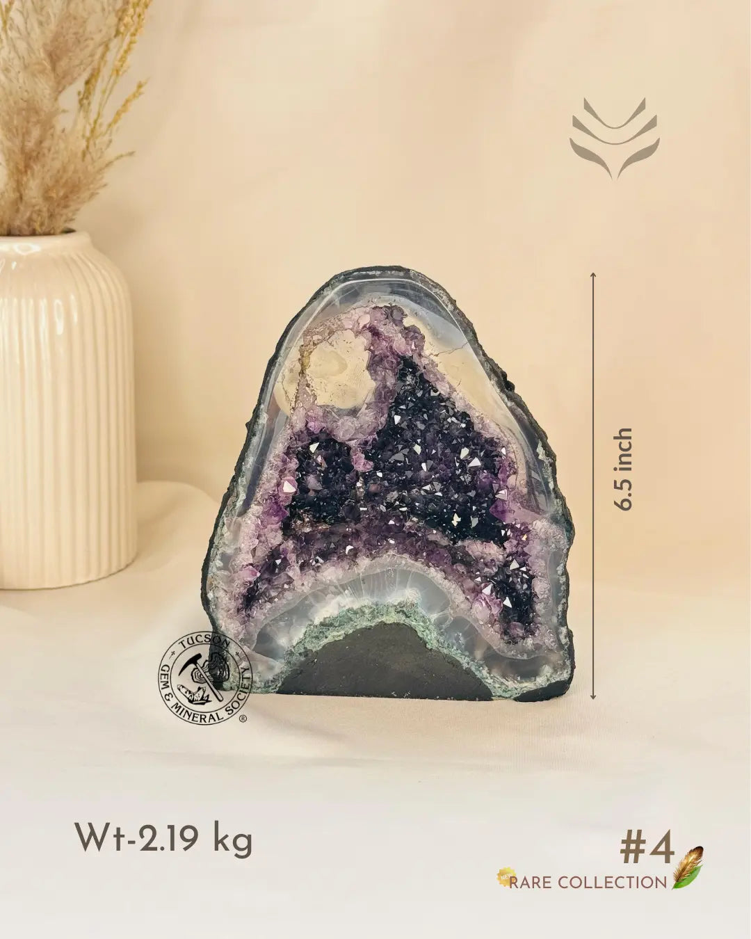 Light-Coded Positive Energy Convertor -  Amethyst Geode 