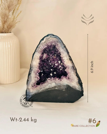 Light-Coded Positive Energy Convertor -  Amethyst Geode 