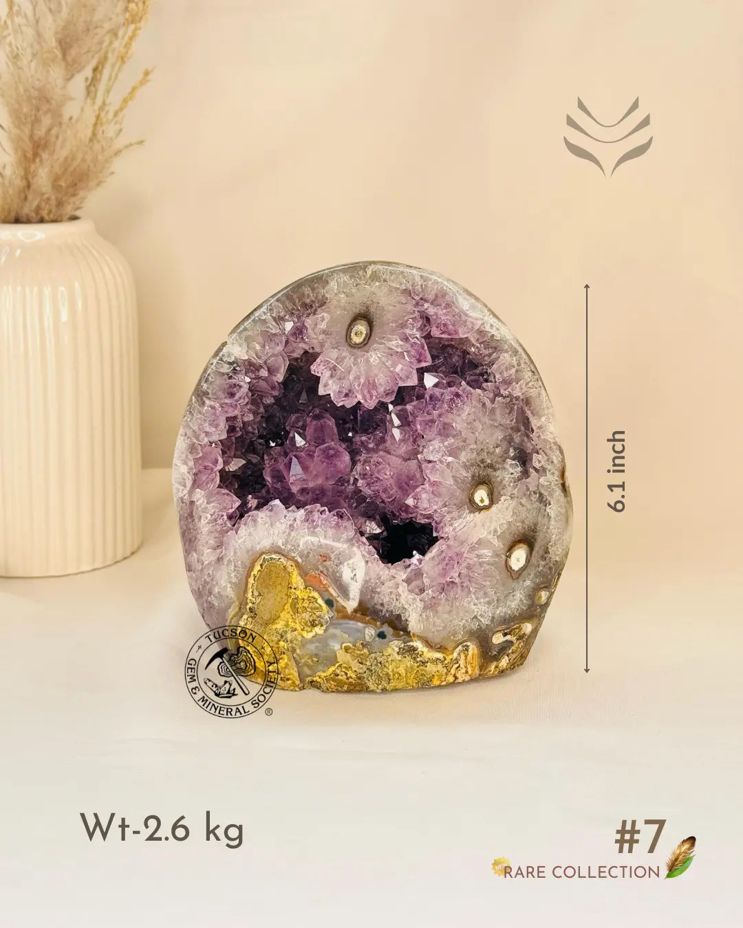 Light-Coded Positive Energy Convertor -  Amethyst Geode 