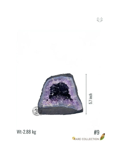Light-Coded Positive Energy Convertor -  Amethyst Geode 