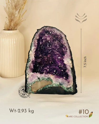 Light-Coded Positive Energy Convertor -  Amethyst Geode 