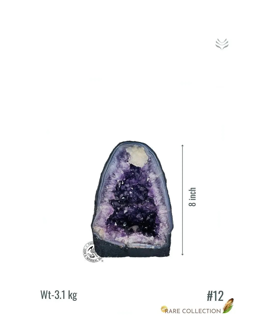 Light-Coded Positive Energy Convertor -  Amethyst Geode 