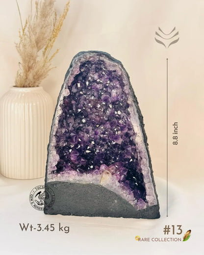 Light-Coded Positive Energy Convertor -  Amethyst Geode 
