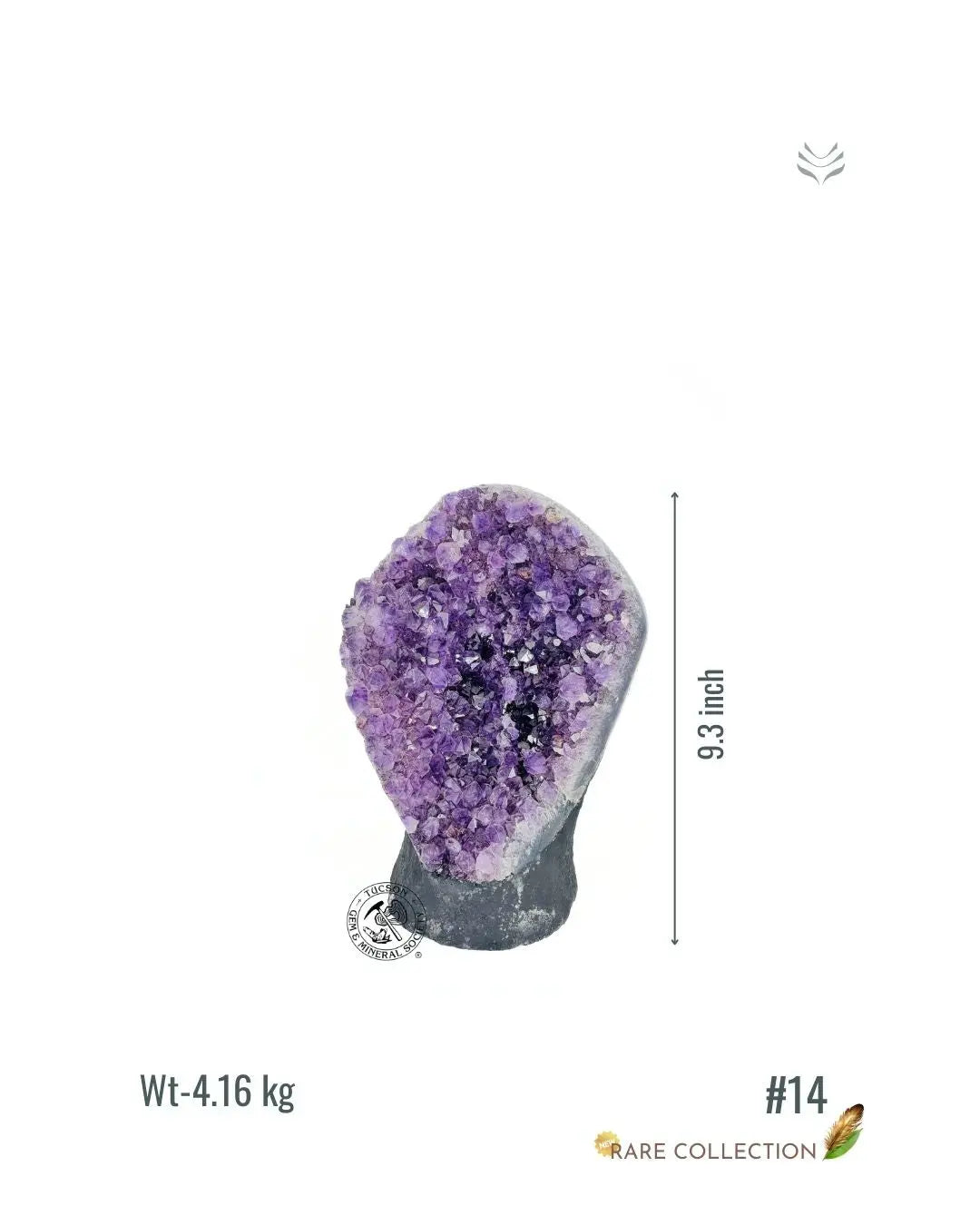 Light-Coded Positive Energy Convertor -  Amethyst Geode 
