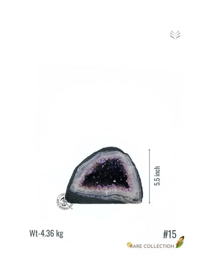 Light-Coded Positive Energy Convertor -  Amethyst Geode 