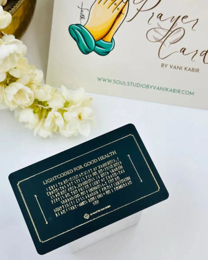 Light-Coded Prayer Card - For Good Health 