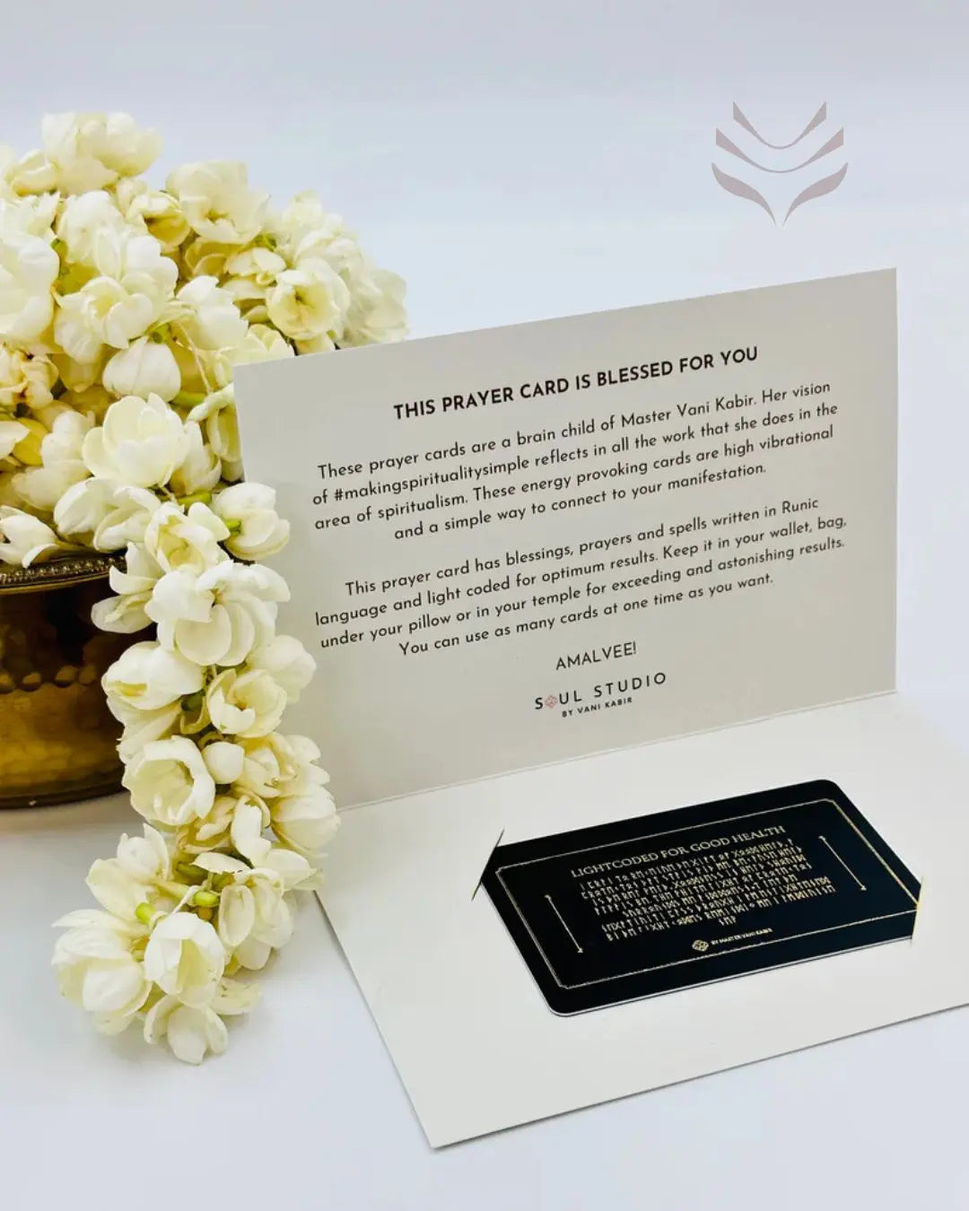 Light-Coded Prayer Card - For Good Health 