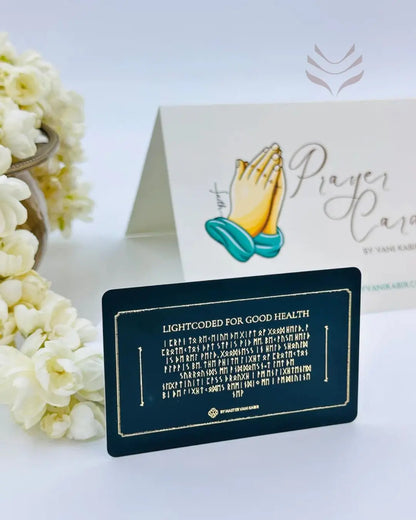 Light-Coded Prayer Card - For Good Health 