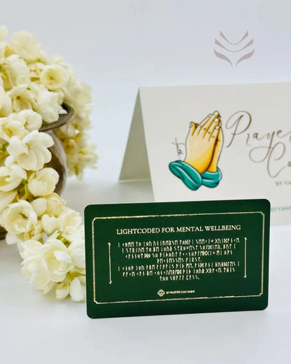Light-Coded Prayer Card - For Mental Wellbeing 