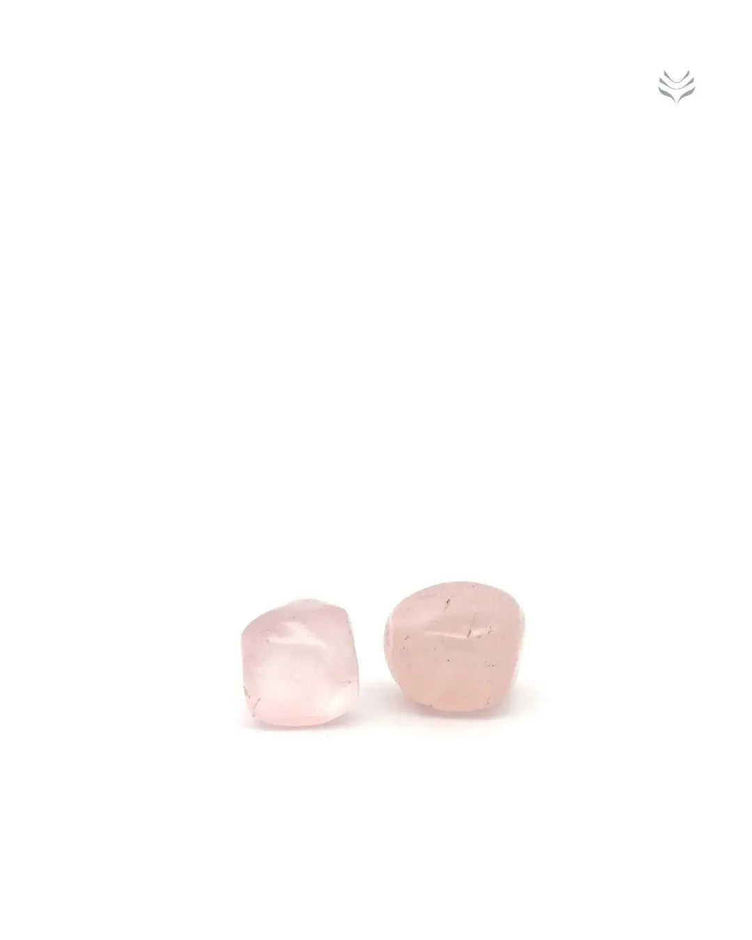 Light-Coded Rose Quartz Tumbles 