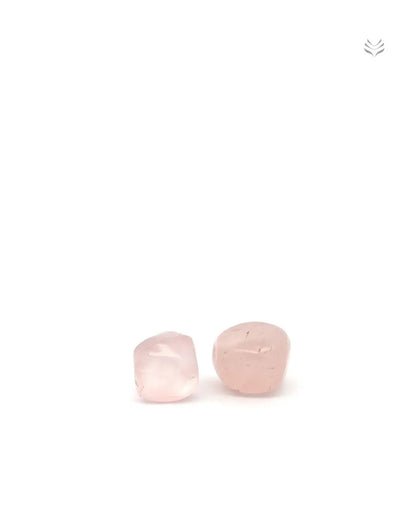 Light-Coded Rose Quartz Tumbles 