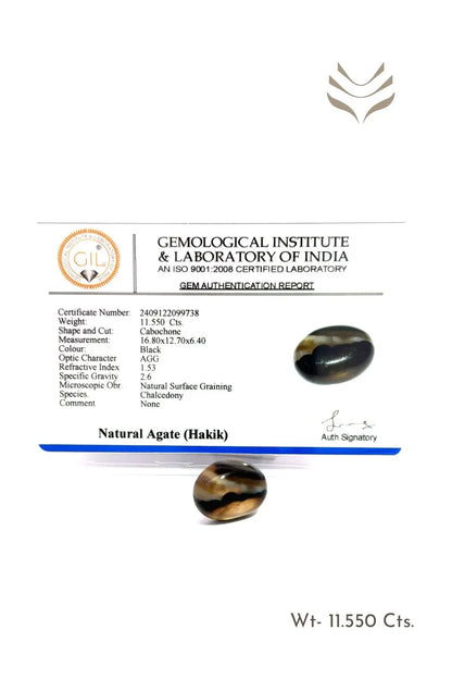 Light-Coded Sulemani Hakik - 11.55 Ct 