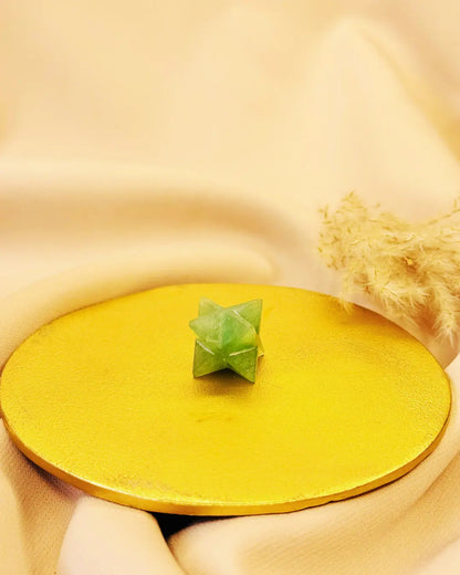 Light-Coded Transport of God Merkaba - Green Aventurine 