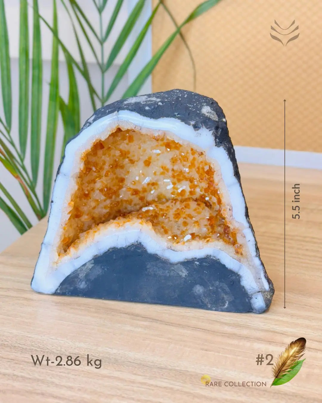 Light-Coded Wealth Magnet Citrine Geode (Part-1) 