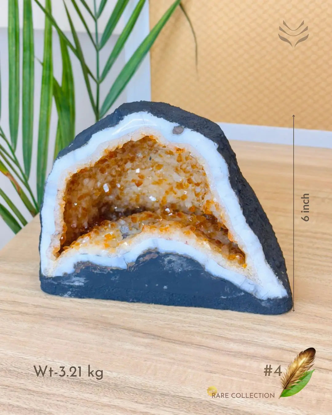 Light-Coded Wealth Magnet Citrine Geode (Part-1) 