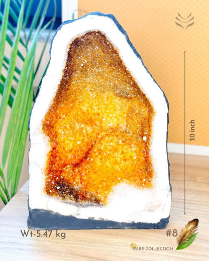 Light-Coded Wealth Magnet Citrine Geode (Part-1) 