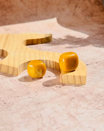 Light-Coded Yellow Aventurine Tumbles 