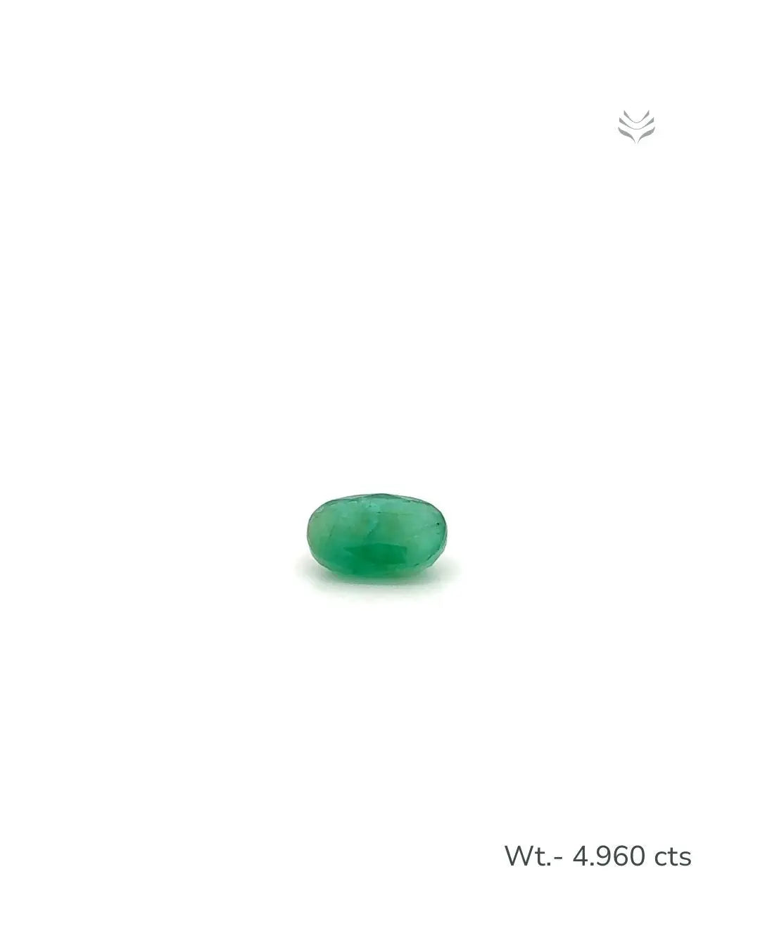 Light-Coded Zambian Emerald - 4.960 Ct 