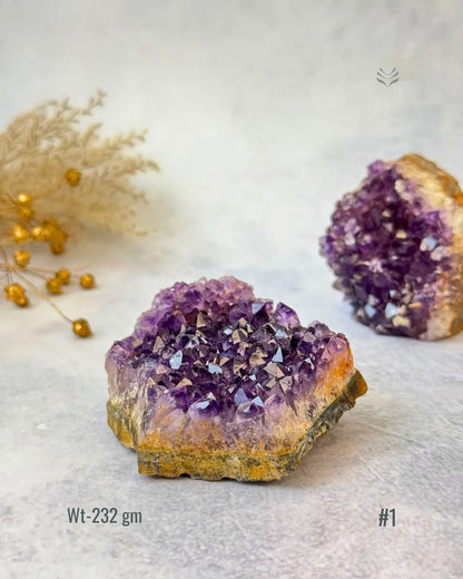 LightCoded Amethyst Cluster 