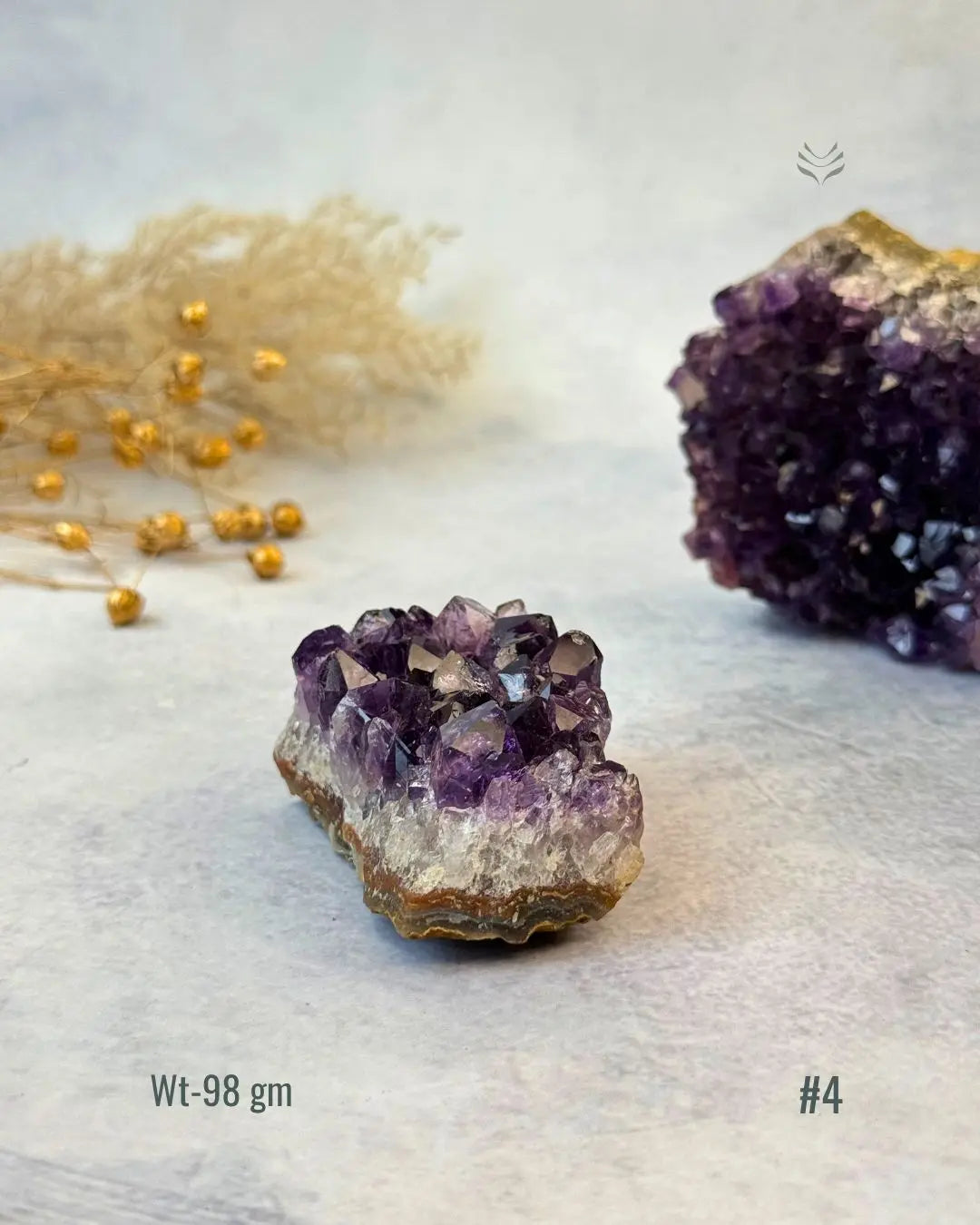 LightCoded Amethyst Cluster 