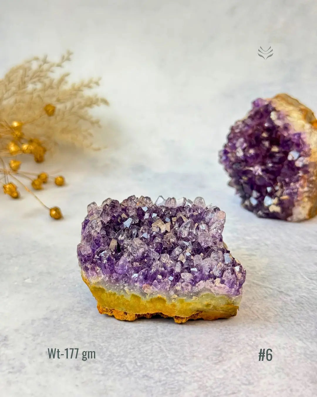 LightCoded Amethyst Cluster 