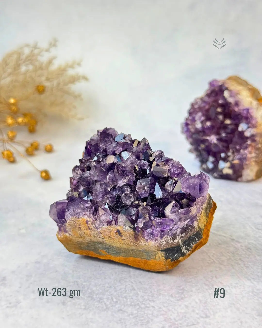 LightCoded Amethyst Cluster 