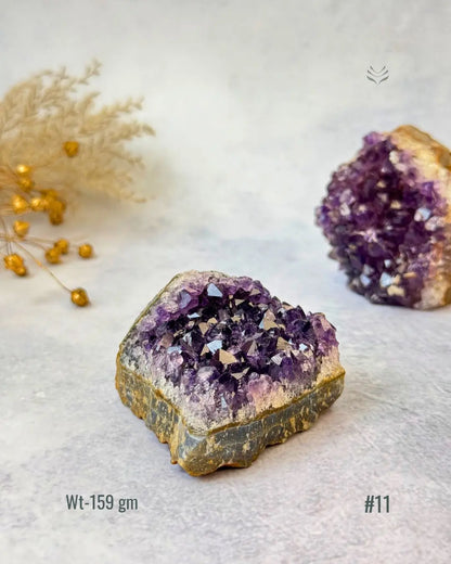 LightCoded Amethyst Cluster 