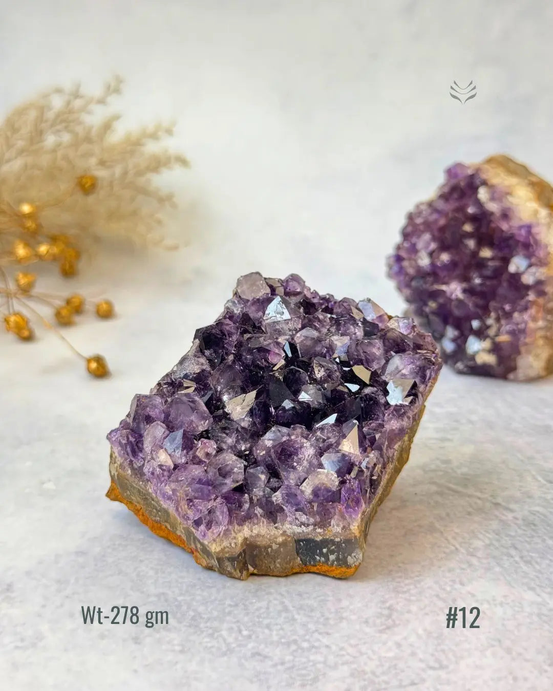 LightCoded Amethyst Cluster 