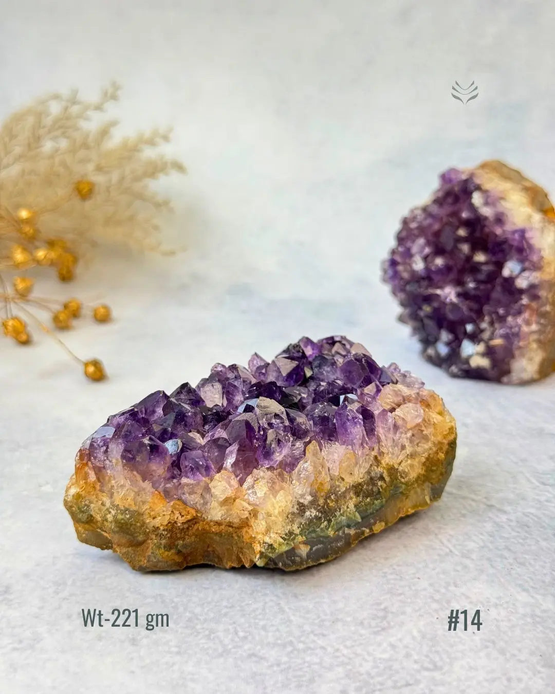 LightCoded Amethyst Cluster 