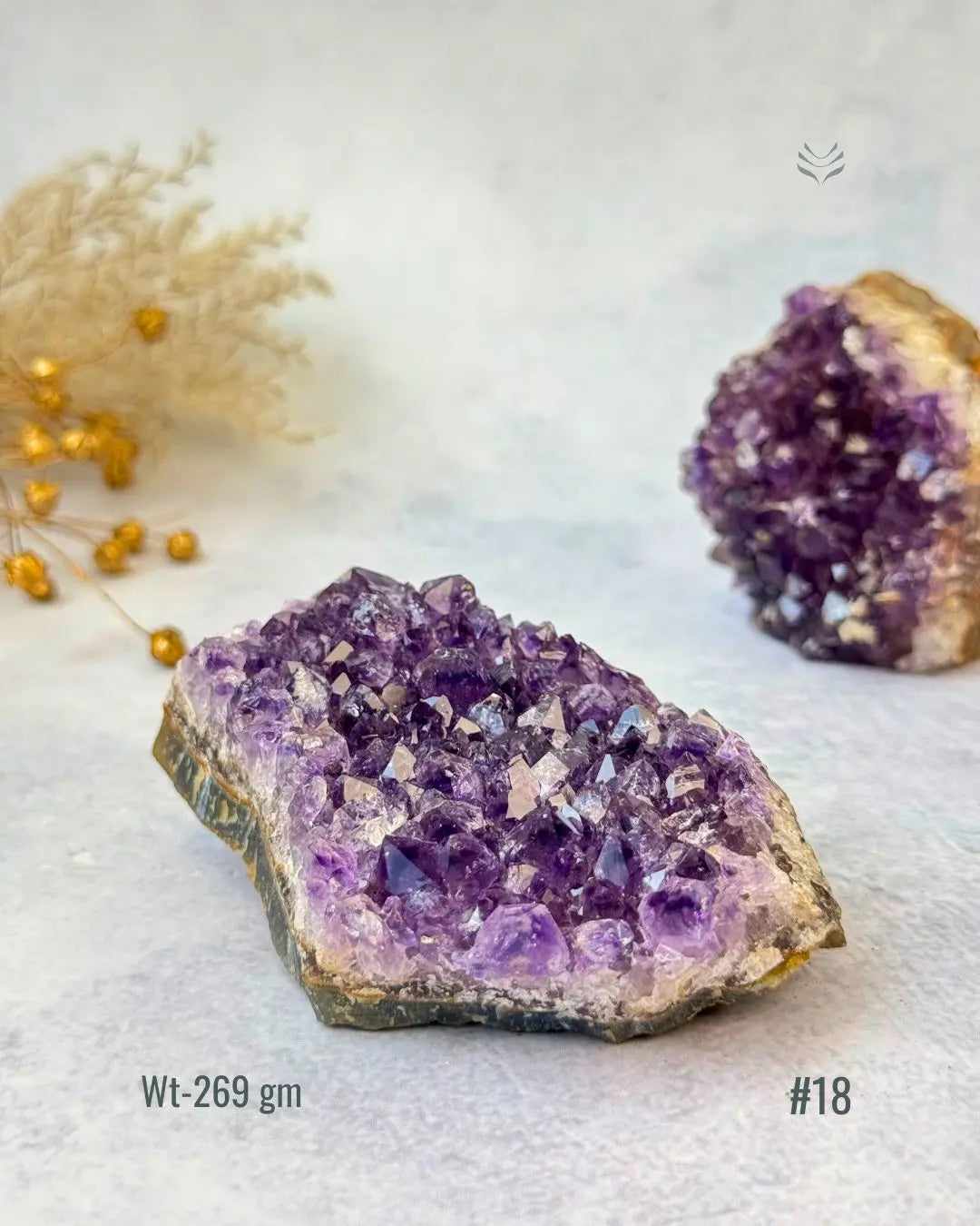 LightCoded Amethyst Cluster 