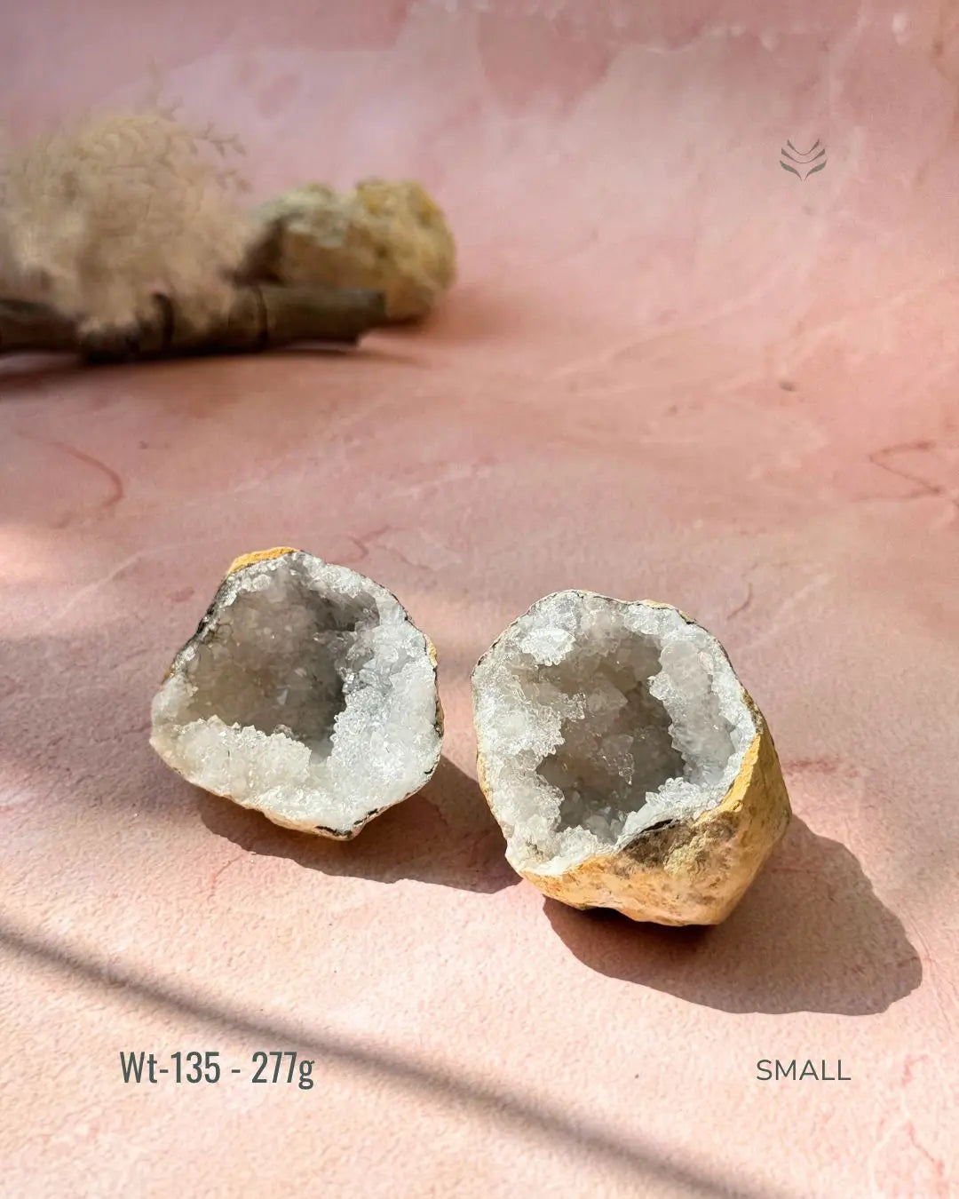 LightCoded Clear Quartz Manifestation Geode 