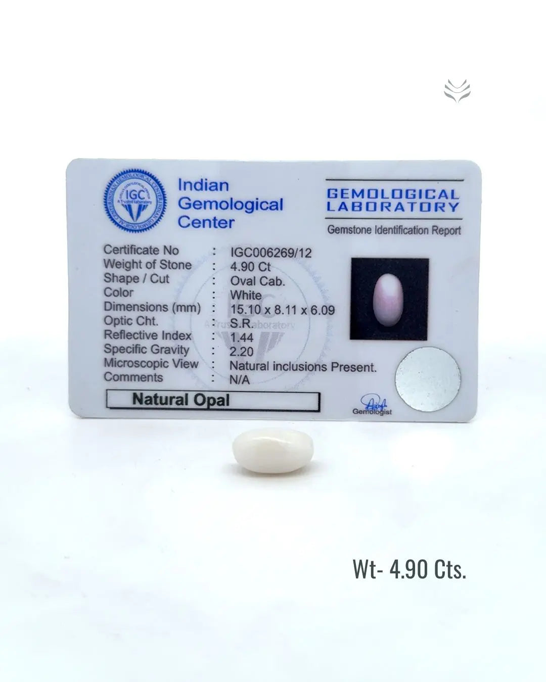 LightCoded Ethiopia Opal - 4.90 Ct 