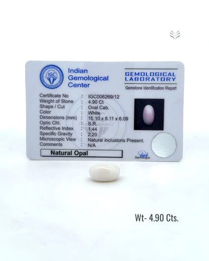 LightCoded Ethiopia Opal - 4.90 Ct 