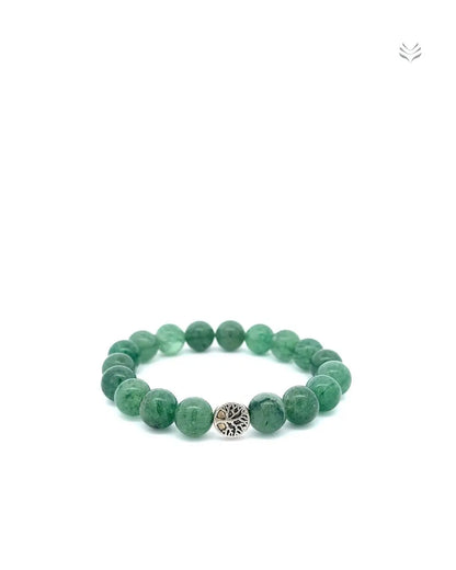 LightCoded Green Strawberry Quartz Bracelet 