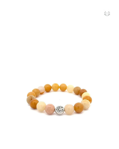 LightCoded Invite Richness Yellow Jade Bracelet 