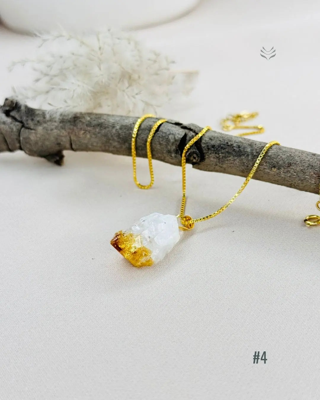 LightCoded Point Of Wealth - Citrine Pendant 