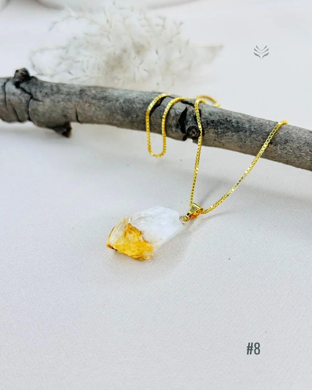 LightCoded Point Of Wealth - Citrine Pendant 