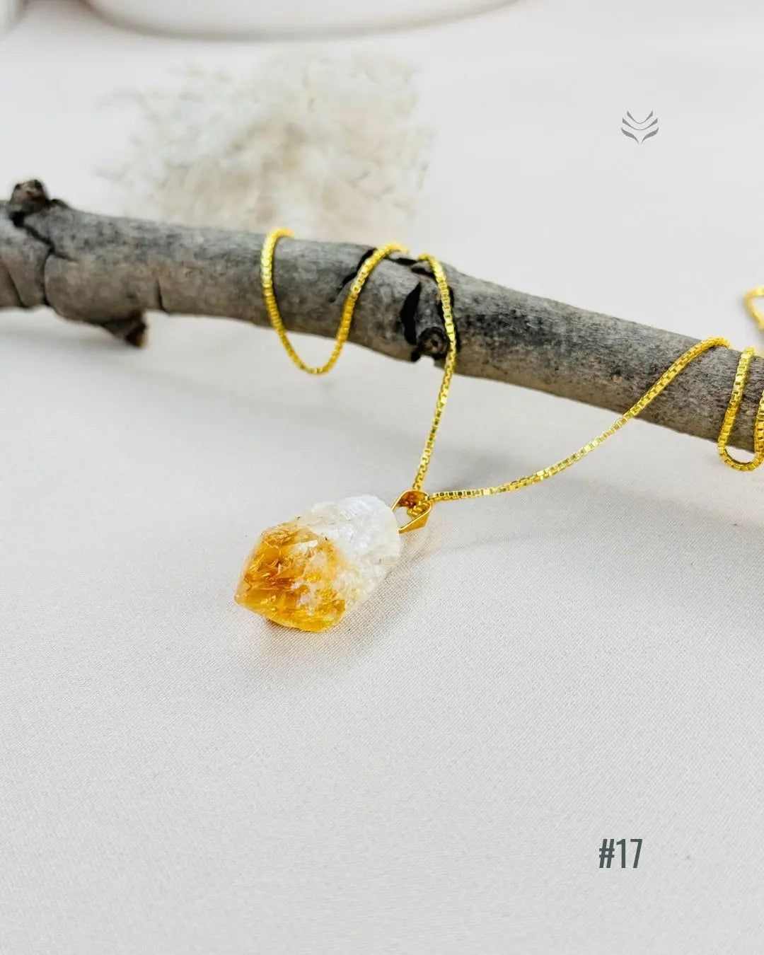 LightCoded Point Of Wealth - Citrine Pendant 