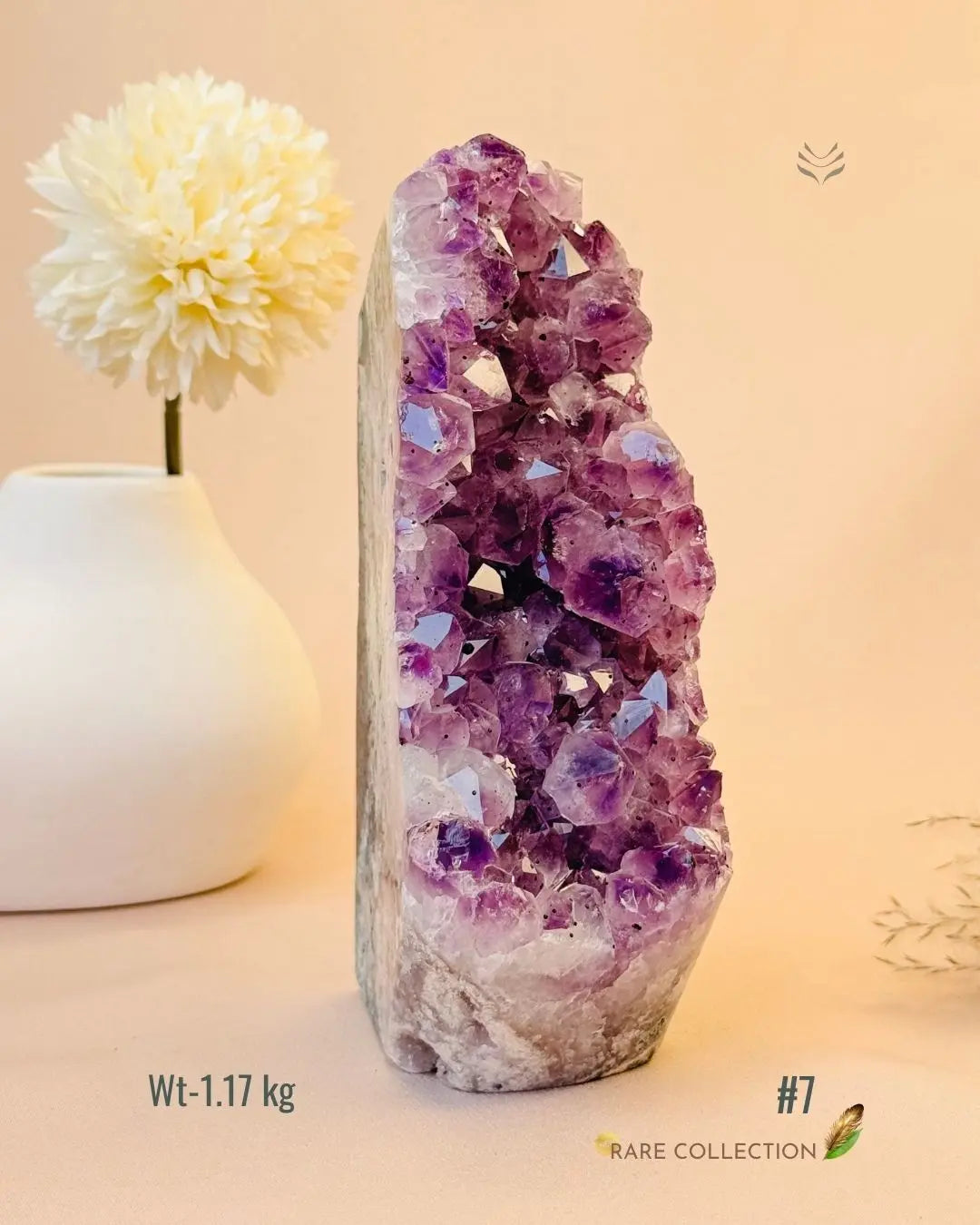 LightCoded Power & Wealth Amethyst Cluster 