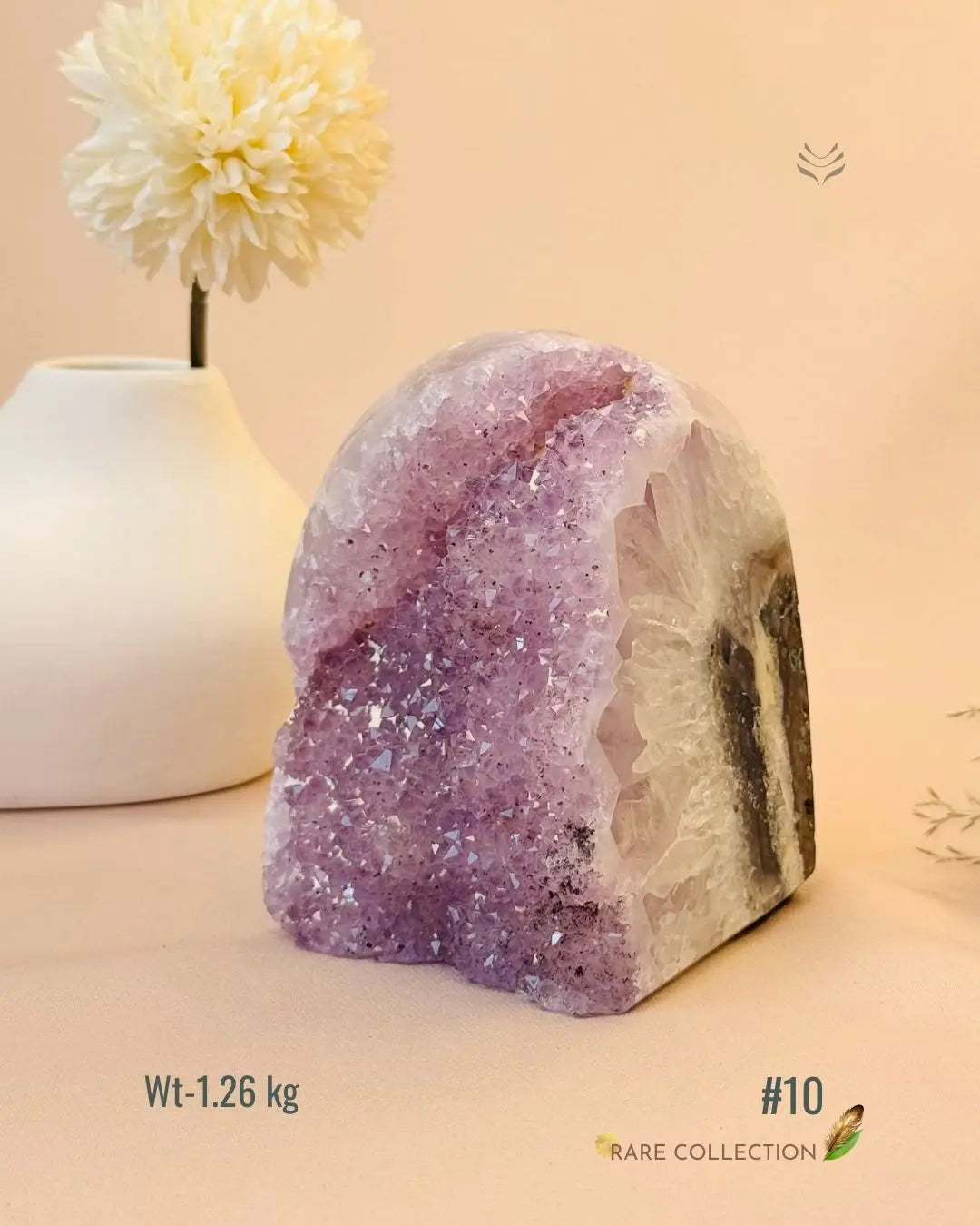 LightCoded Power & Wealth Amethyst Cluster 