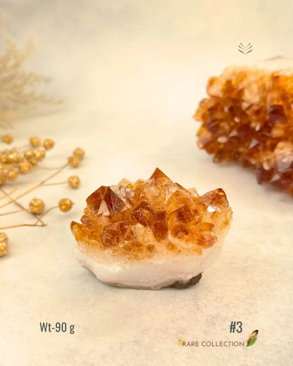 LightCoded Raw Citrine Cluster 