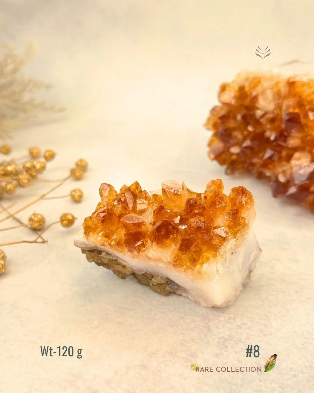 LightCoded Raw Citrine Cluster 