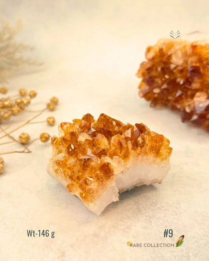 LightCoded Raw Citrine Cluster 