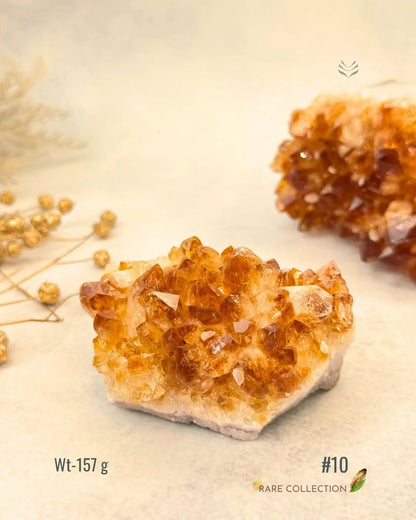 LightCoded Raw Citrine Cluster 