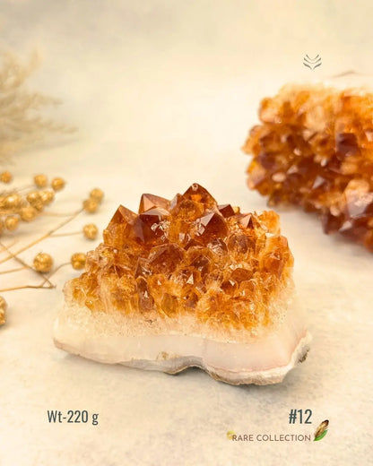 LightCoded Raw Citrine Cluster 
