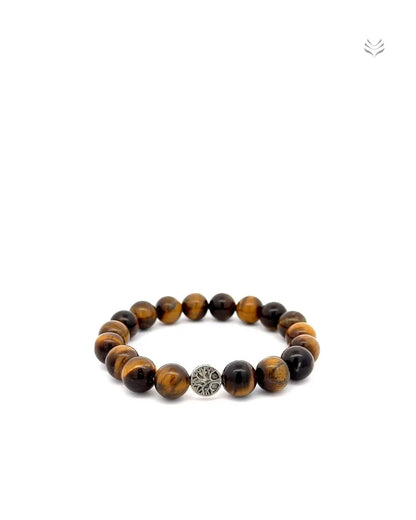 LightCoded Success and Protection Tiger's Eye Bracelet 