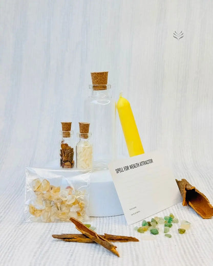 LightCoded Wealth Attractor Spell Bottle 