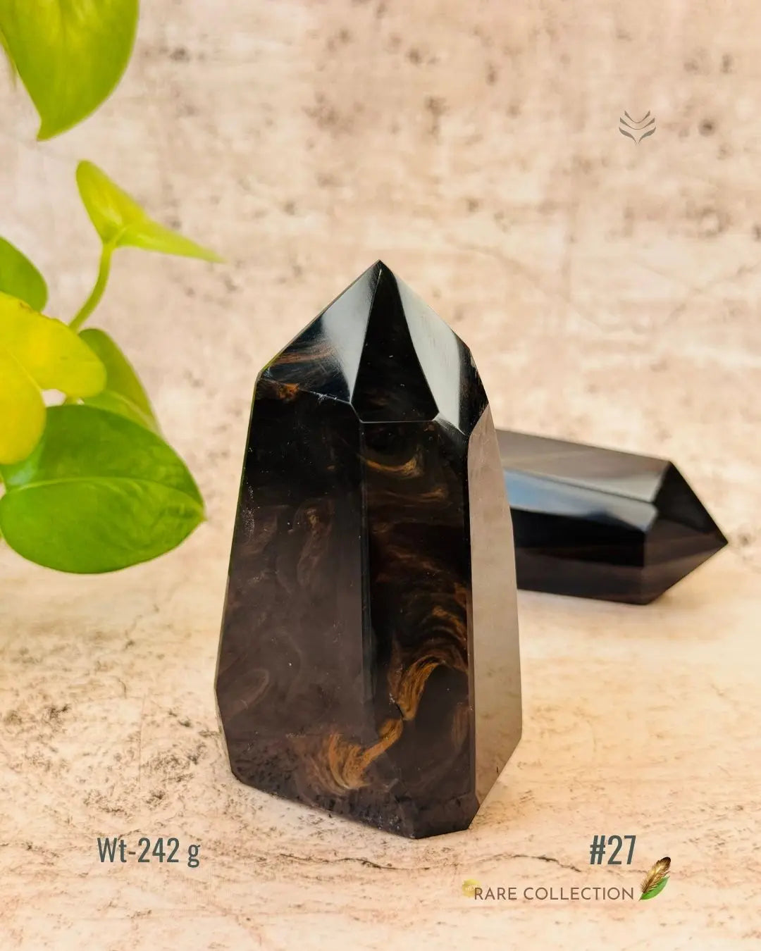 LightCoded Wealth Protector Copper Obsidian 