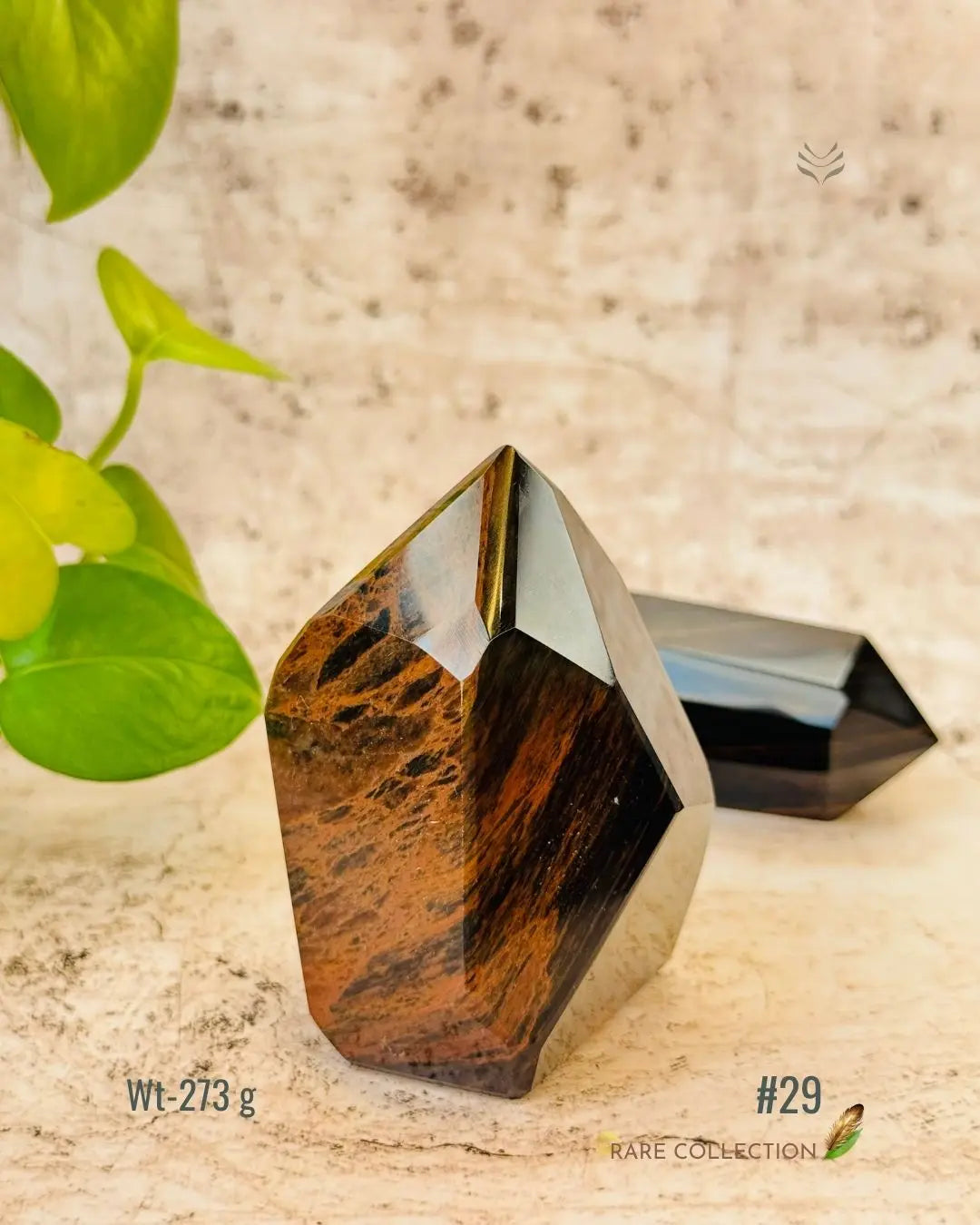 LightCoded Wealth Protector Copper Obsidian 